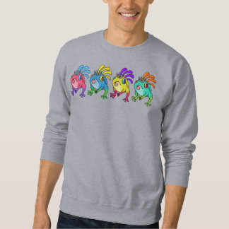 Sweatshirt Grenouille multicolore de la hiérarchie