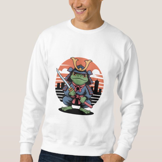 Sweatshirt Grenouille Samouraï (Devant)
