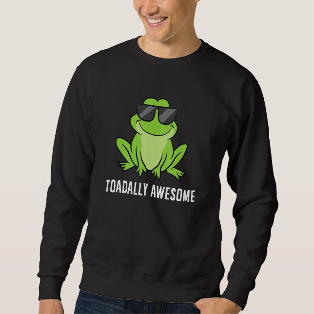 Sweatshirt Grenouille Toadesome Awesome Frogs (Devant)
