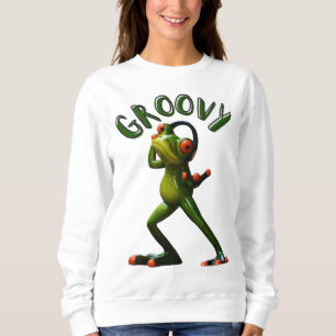 Sweatshirt Grenouille verte super