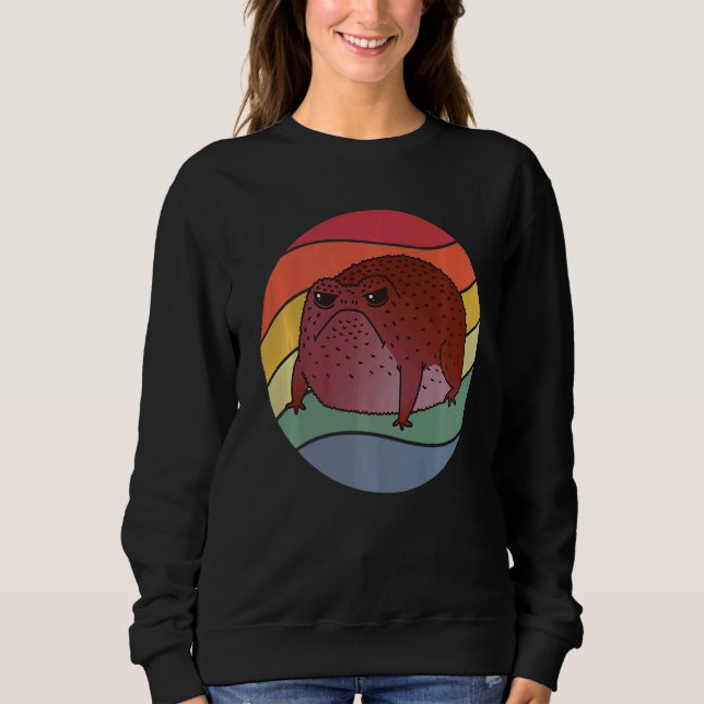Sweatshirt Grenouille vintage (Devant)
