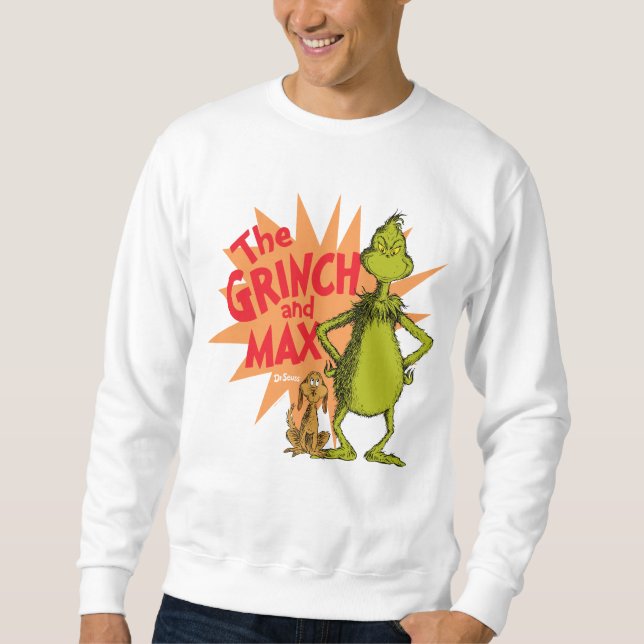 Sweatshirt Grille | Grinch & Max Starburst (Devant)