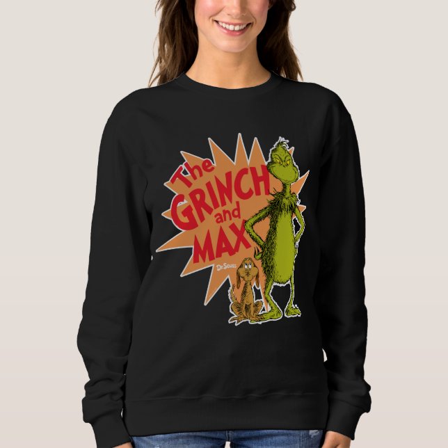 Sweatshirt Grille | Grinch & Max Starburst (Devant)