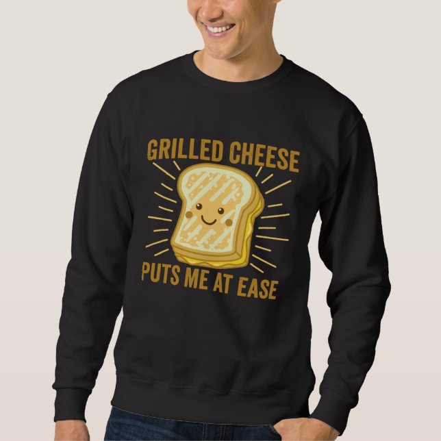 Sweatshirt Grilled Cheese Cheesey Comfort Food Sandwich (Devant)