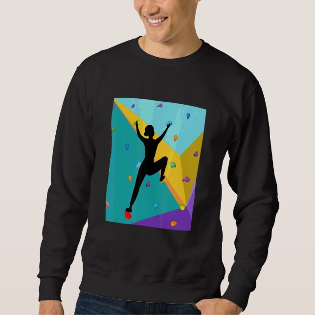 Sweatshirt Grimpeur Grimpeur Grimpeur Coloré (Devant)