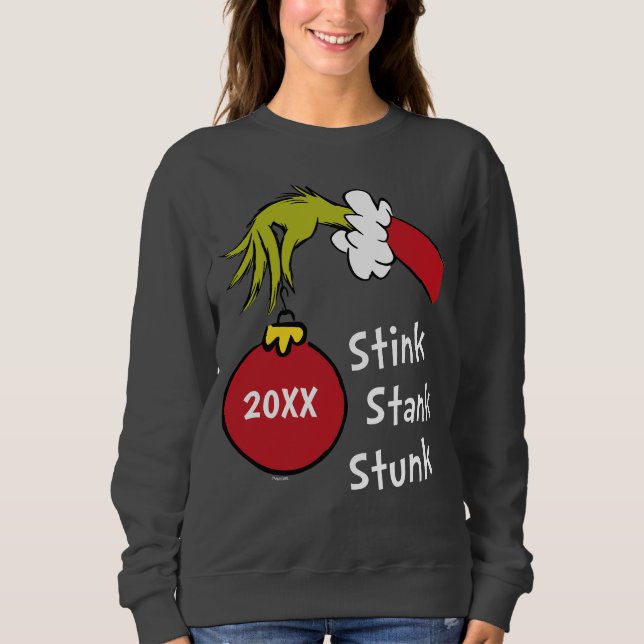 Sweatshirt Grinch | Ça pue Ça schlingue Ça croupit (Devant)