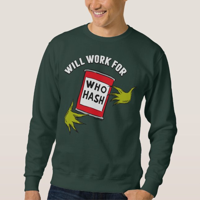 Sweatshirt Grinch classique | Fonctionnera pour le devis de h (Devant)