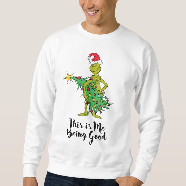 Sweatshirt Grinch classique | Naughty (Devant)