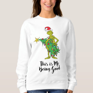 Sweatshirt Grinch classique Naughty