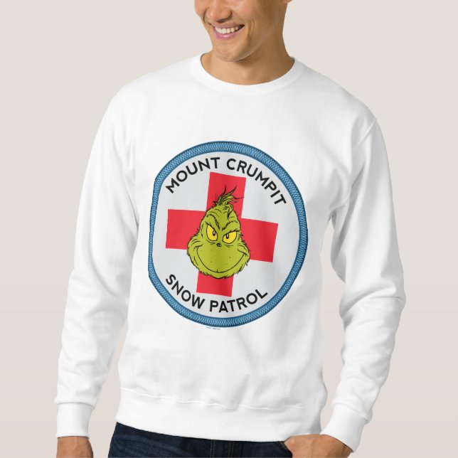 Sweatshirt Grinch | Patrouille de neige du mont Crumpit (Devant)