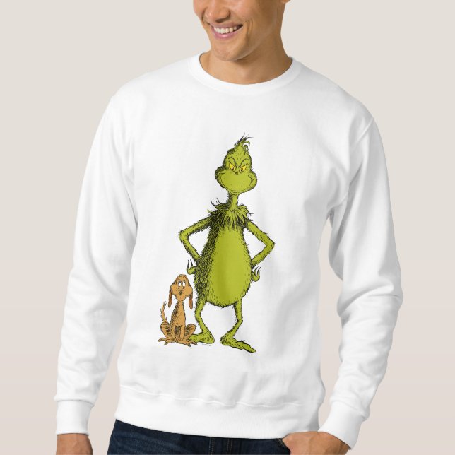 Sweatshirt Grinch | posture de Max et Grinch (Devant)