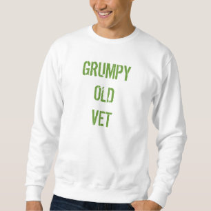 Sweatshirt grincheux "de VIEUX VÉTÉRINAIRE