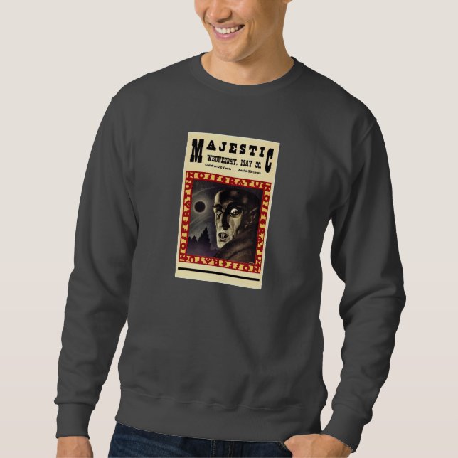Sweatshirt gris de CHFU Nosferatu (Devant)