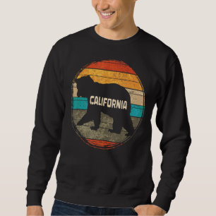 Sweatshirt Grizzly Bear Californie rétro Ca Summer Cali Cali