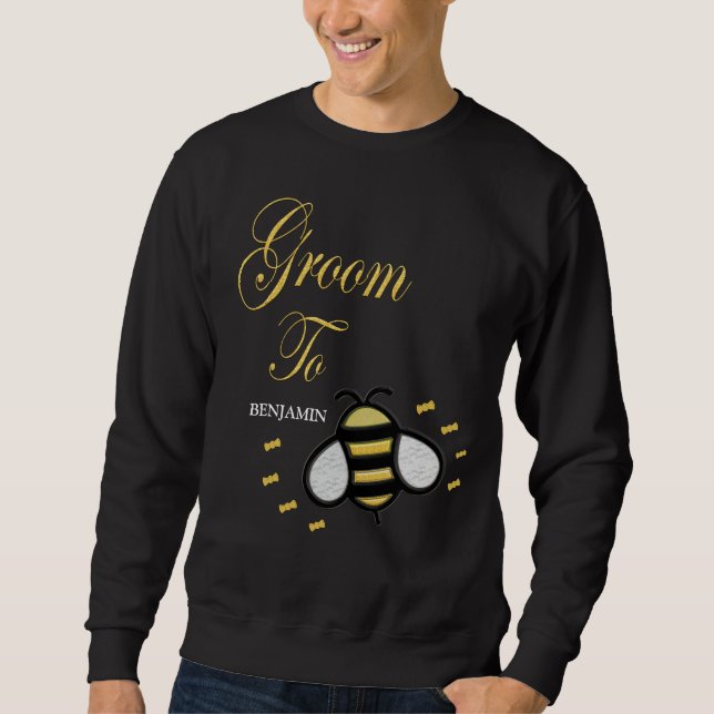 Sweatshirt Groom To Be Bachelor Party Personnaliser (Devant)