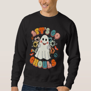 Sweatshirt Groovy Allons-y les goules Fantômes mignons d'Hal