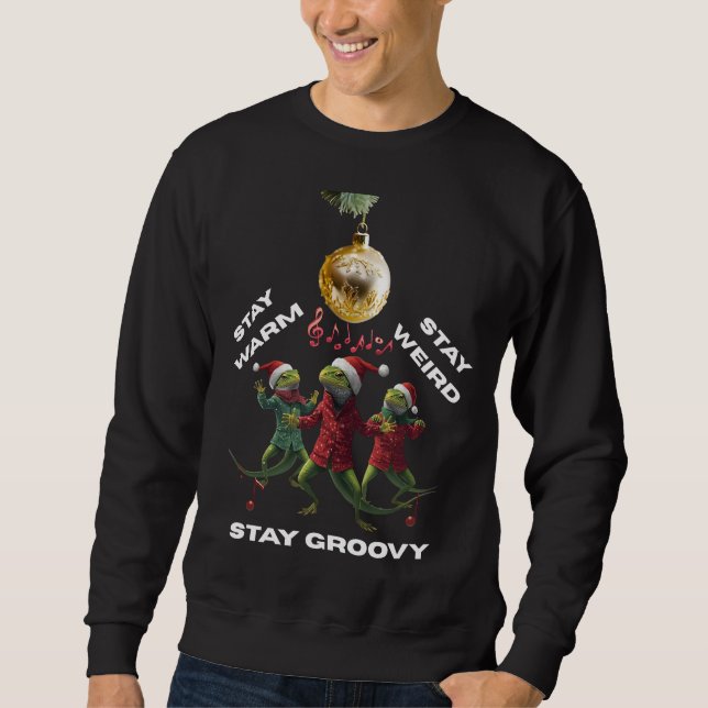 Sweatshirt Groovy Lizards  (Devant)