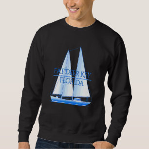 Sweatshirt Gros Deer Key Floride Côtier Voile nautique