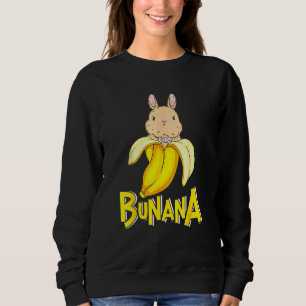 Sweatshirt Gros lapin de banane drôle