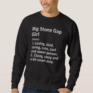 Sweatshirt Gros Pierres Gap Girl Va Virginia Funny City Accue