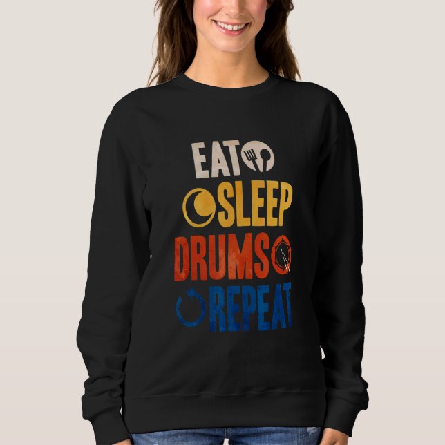 Sweatshirt Grosse Caisse Set Cool Drummer Kit 26 (Devant)