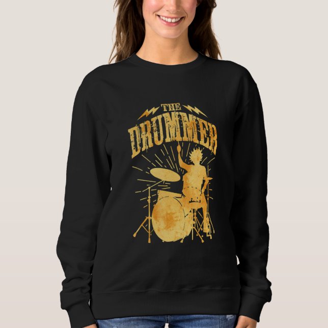 Sweatshirt Grosse Caisse Set Cool Kit de Batteur 27 (Devant)