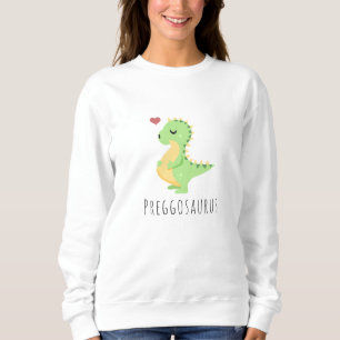 Sweatshirt Grossesse avec un joli dinosaure pour une Baby Sho