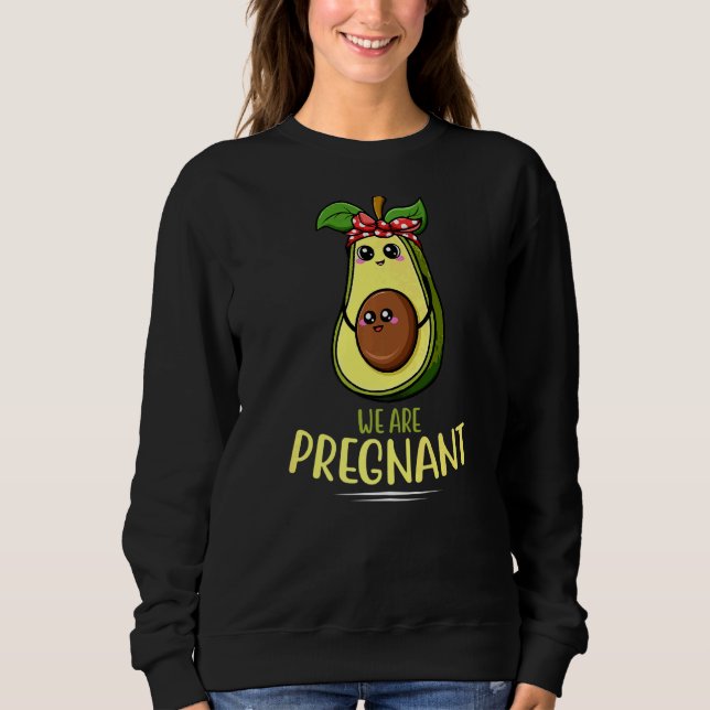 Sweatshirt Grossesse d'Avocado mère enceinte Mamacado (Devant)