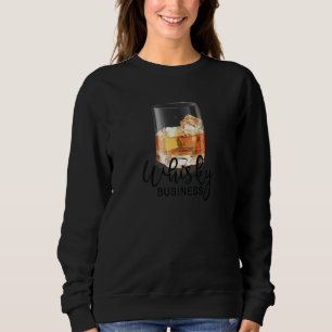 Sweatshirt Groupe Boire des hommes de Whisky Squad de Real Wh