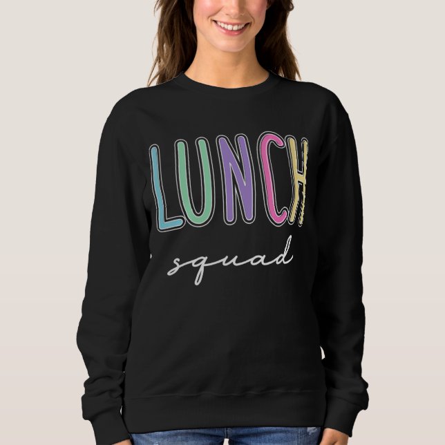 Sweatshirt Groupe de la brigade du déjeuner École de jumelage (Devant)