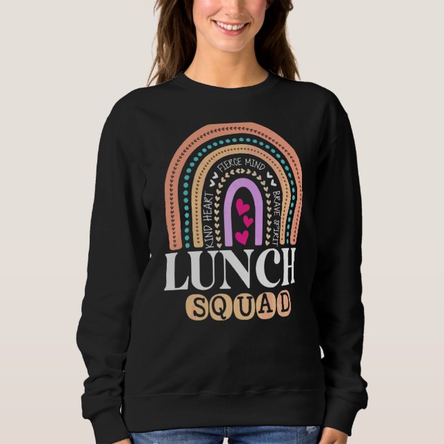 Sweatshirt Groupe de la brigade du déjeuner École de jumelage (Devant)