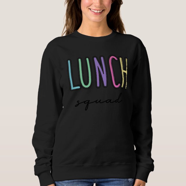 Sweatshirt Groupe de la brigade du déjeuner École de jumelage (Devant)
