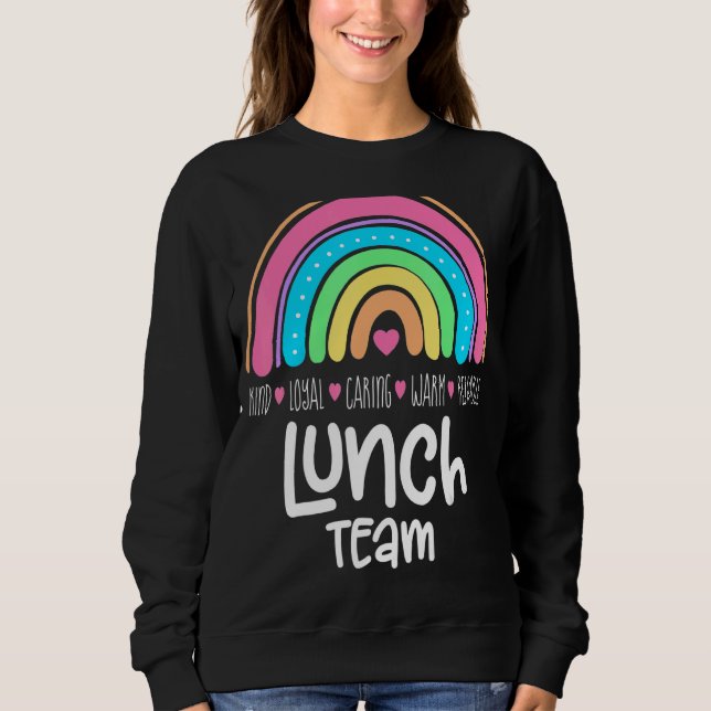 Sweatshirt Groupe de l'équipe de déjeuner Leopard Matching Sc (Devant)