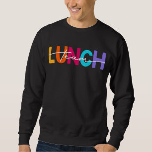 Sweatshirt Groupe de l'équipe de déjeuner Leopard Matching Sc