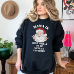 Sweatshirt Groupe De Noël Le Plus Susceptible De Personnalise<br><div class="desc">Ajoutez une touche ludique à vos réunions de vacances avec notre groupe de Noël "Les plus susceptibles" Custom Funny Père Noël Sweatshirts. Ces sweatshirts douillets et humoristiques sont une façon fantastique d'injecter le rire et la personnalisation dans vos célébrations festives. Customisez chaque sweatshirt avec une déclaration amusante et festive qui...</div>