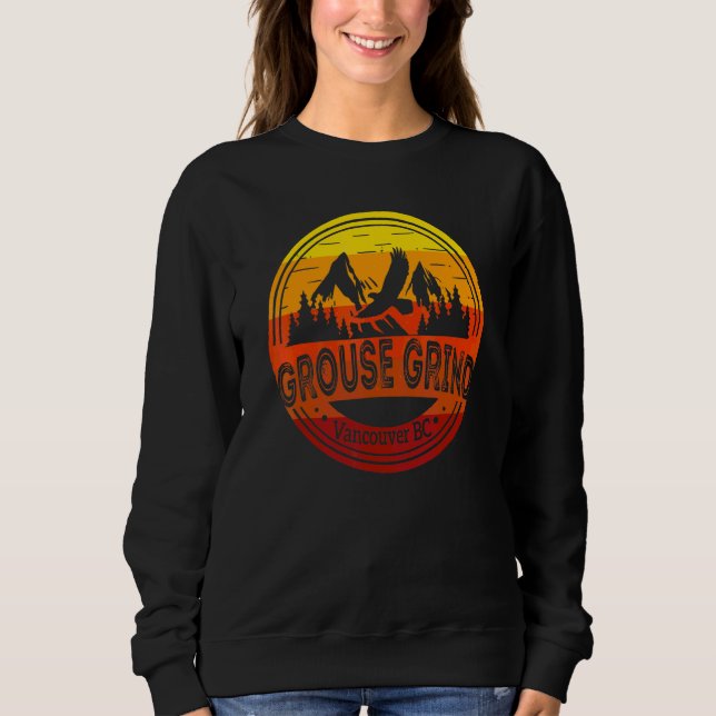 Sweatshirt Grouse Grind Vancouver Bc Canada Sentier De Randon (Devant)