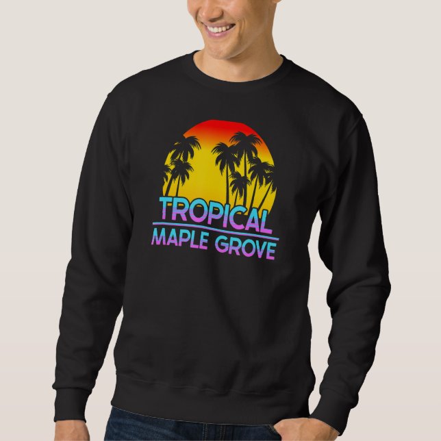 Sweatshirt Grove Minnesota Funny Ironic Weather (Devant)