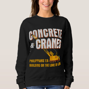 Sweatshirt Grues en béton VBS Bâtir Amour Jésus