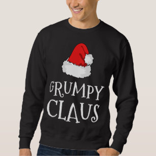 Sweatshirt Grumpy Claus Noël Casquette Famille Groupe de jume