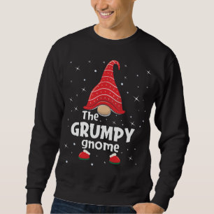 Sweatshirt Grumpy Gnome Famille Correspondant Noël Funky Paja