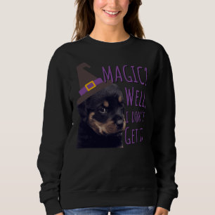 Sweatshirt Grumpy Rottweiler Magie Eh bien je ne comprends pa