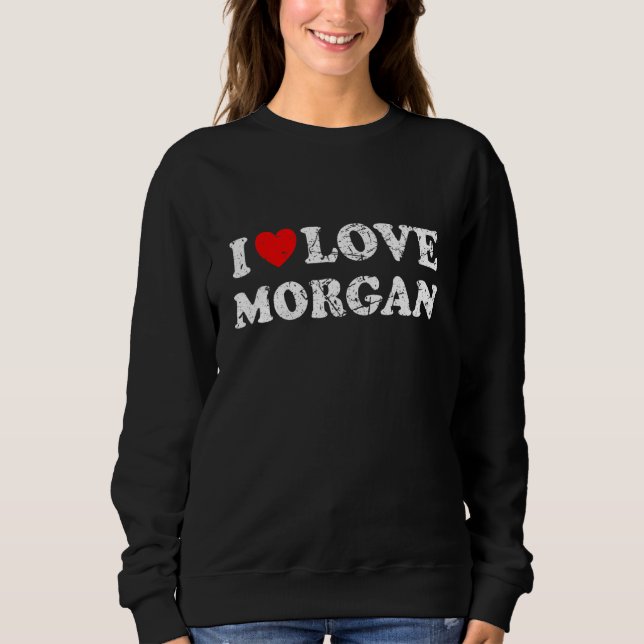 Sweatshirt Grunge en état de démangeaisons Style I Love Morga (Devant)