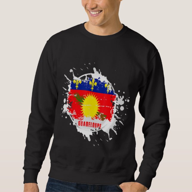 Sweatshirt Guadeloupe Splash (Devant)