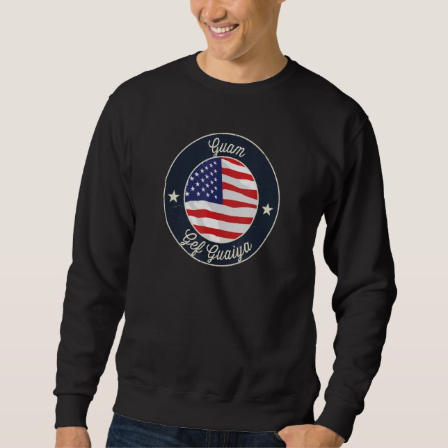 Sweatshirt Guam Souvenir Retro Graphic (Devant)