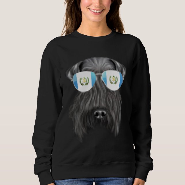 Sweatshirt Guatemala Flag Kerry Blue Terrier Dog Guatemala Po (Devant)