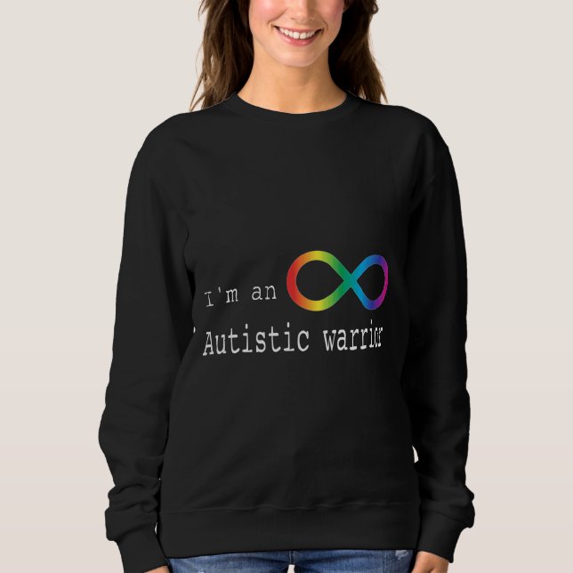 Sweatshirt Guerrier autistique (Devant)