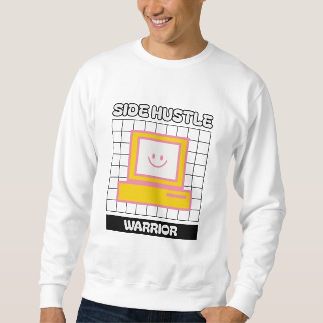 Sweatshirt Guerrier de la Tâche Secondaire Rétro Tech (Devant)