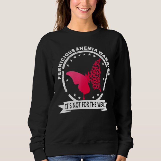 Sweatshirt Guerrier de l'anémie pernicieuse (Devant)