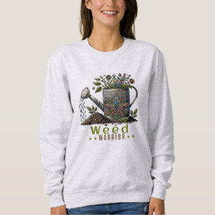 Sweatshirt Guerrier de mauvaises herbes jardinage Ash