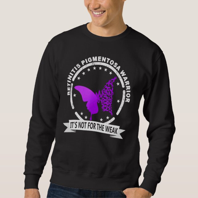 Sweatshirt Guerrier de Retinitis Pigmentosa (Devant)
